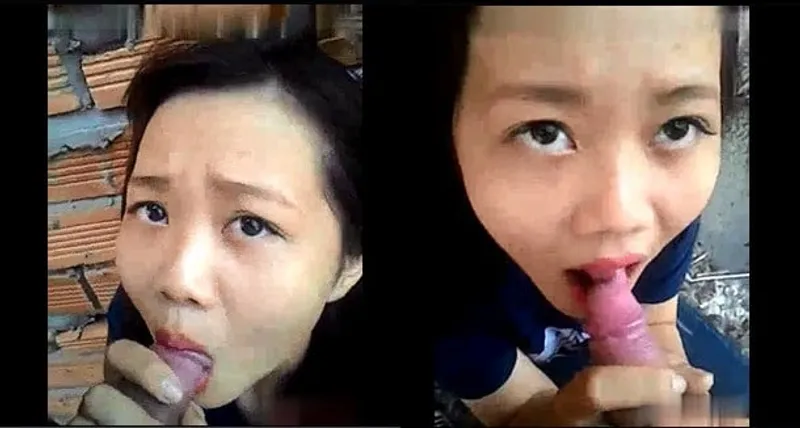 Con ghệ mút của quý ở vườn sau nhà