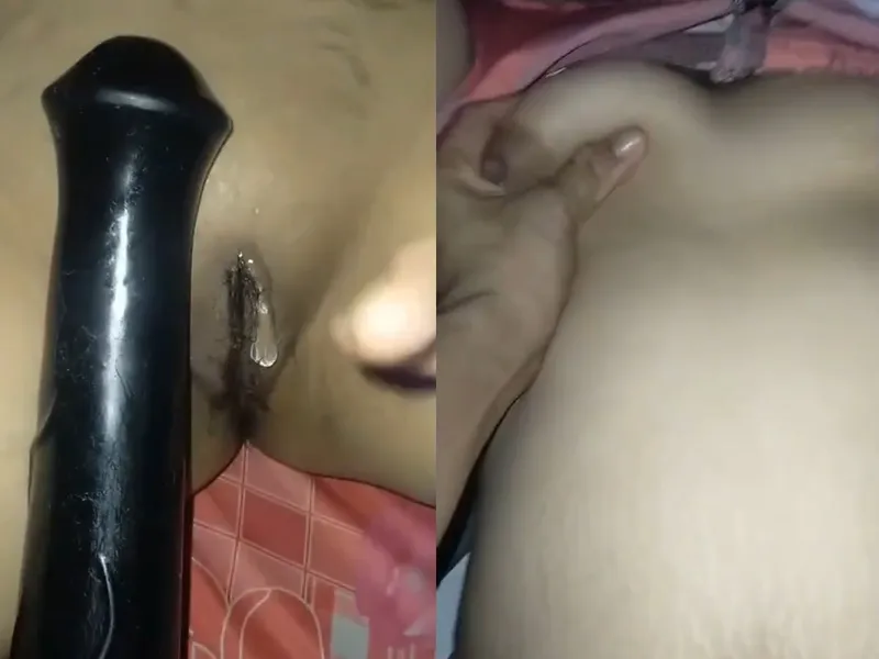 Cô bạn gái xinh tươi vú to bím múp móc lồn bằng sextoy cực sướng